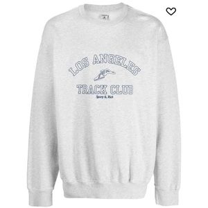 Sporty and Rich Track Club Crewneck - XS